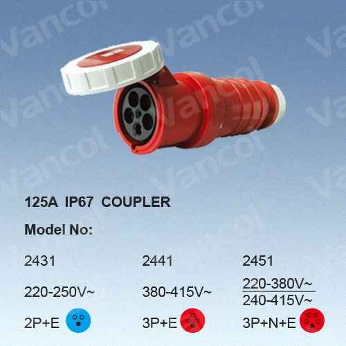 125A IP67 COUPLER